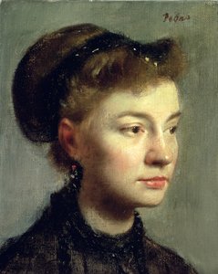 1867年一名年轻女子的画像